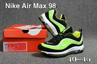 nike air max 98 acheter running chaussures sneakers green off white